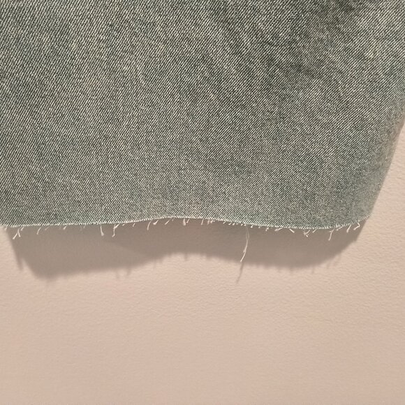 Bershka NWT Frayed Hem Light Blue Jeans 100% Cotton Size 4 - Picture 5 of 8